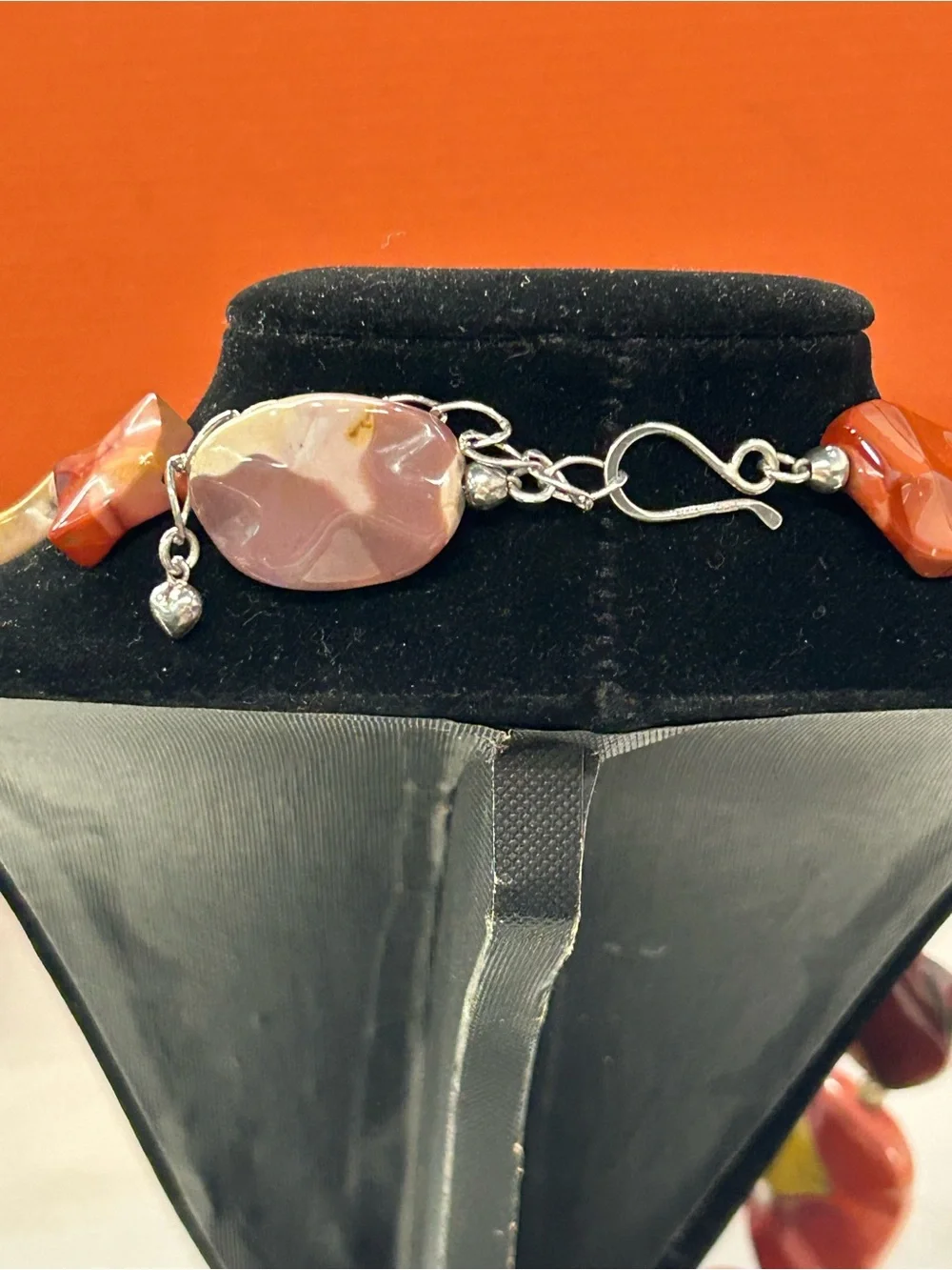 Jay King Mine Finds Mookaite Jasper chunk statement necklace